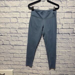 Burton dry ride fleece lined base layer pants size XS blue